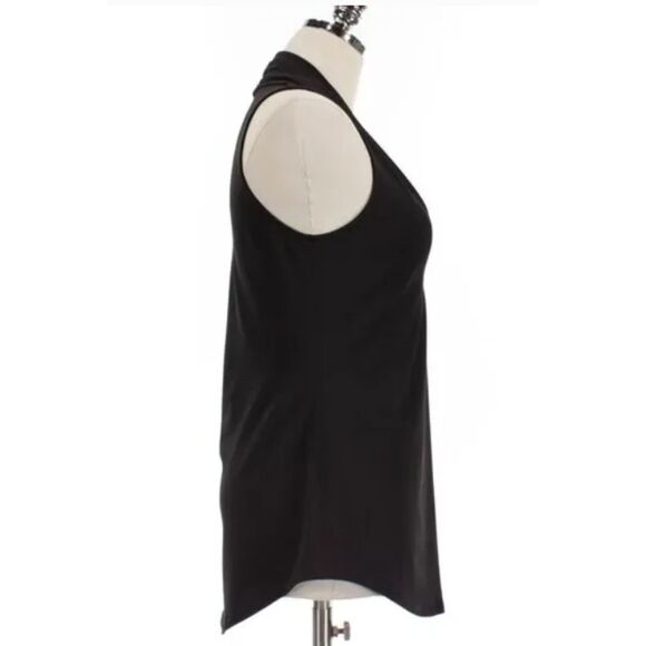 Iris Setlawke Matte jersey sleeveless pleated v-neck top Size Small NWOT - Picture 5 of 8
